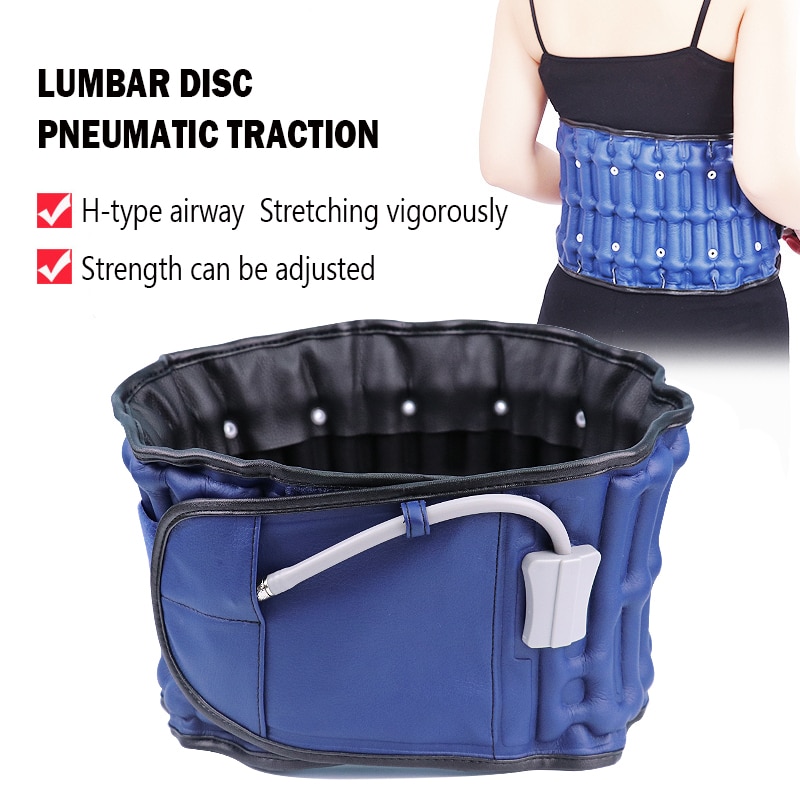 Air Pressure Lumbar Traction Belt Inflatable Traction Prevent Cure Lumbar Vertebral Disease Waist Pain Relief Posture Correction