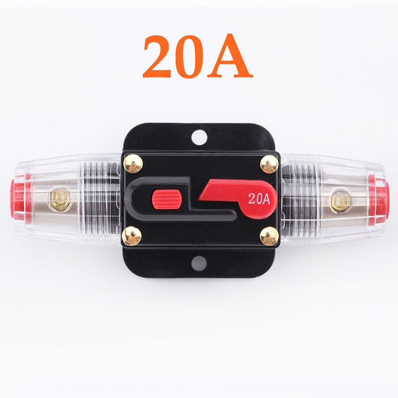 100a 50a 60a 80a 150a 12v 24 auto kuorma-auto audiovahvistin katkaisija sulakepidike agu style stereovahvistin korjaus sulake adapteri: 20a
