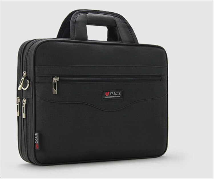 Executive Leather Briefcase Fireproof Document Bag... Grandado