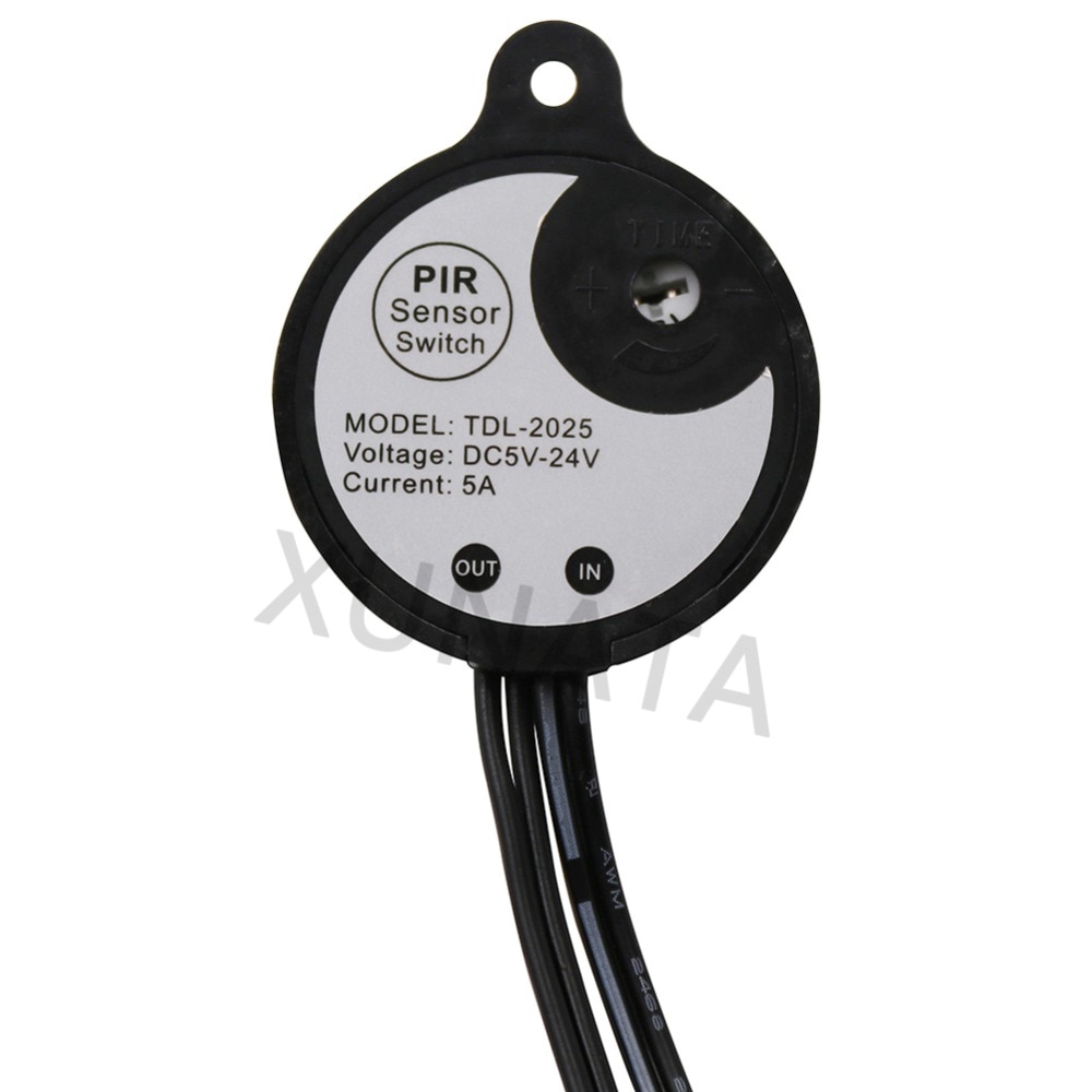 TDL-2025 DC5-24V Aotomatic Mini Infrarood Pir Motion Sensor Switch Detector Met Dc Connector Smart Menselijk Lichaam Sensoren