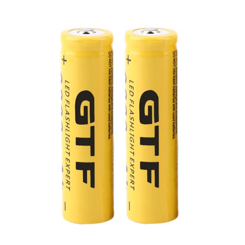 GTF 3.7V 18650 9800mAh Li-ion batterie Rechargeable 18650 batterie Rechargeable pour lampe de poche torche accumulateur batteries