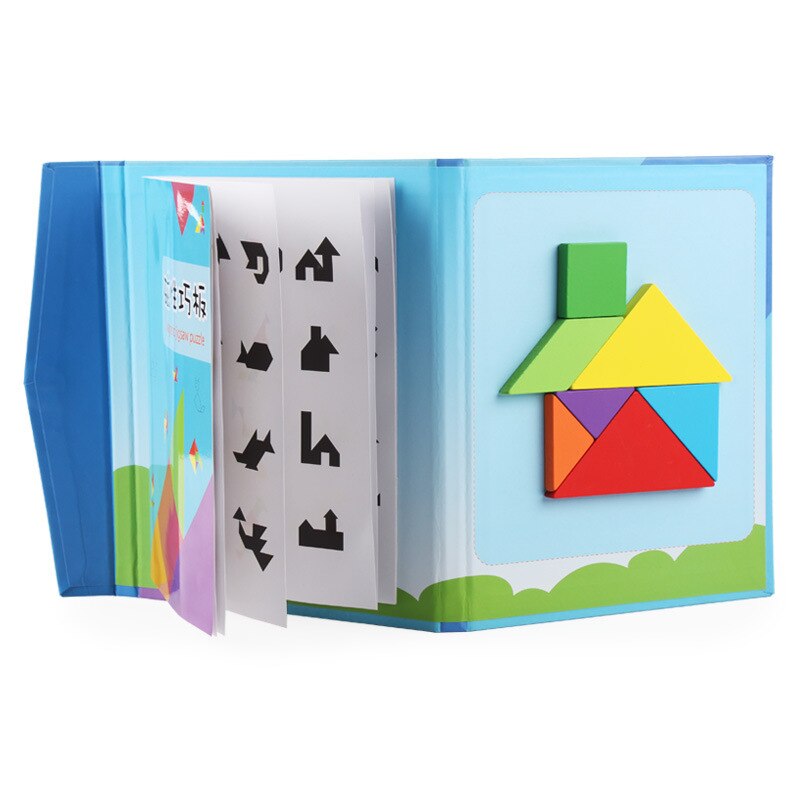 Magnetische Puzzel Educatief Speelgoed Tangram Puzzels Voor Kinderen Verjaardagscadeautjes Kinderen Speelgoed