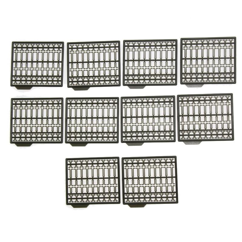 10 stuks/pak karpervisgerei haar rig boilie aas karper stoppers stoppers gele haar verlenger accessoire boillie haar stoppers: Donkergroen