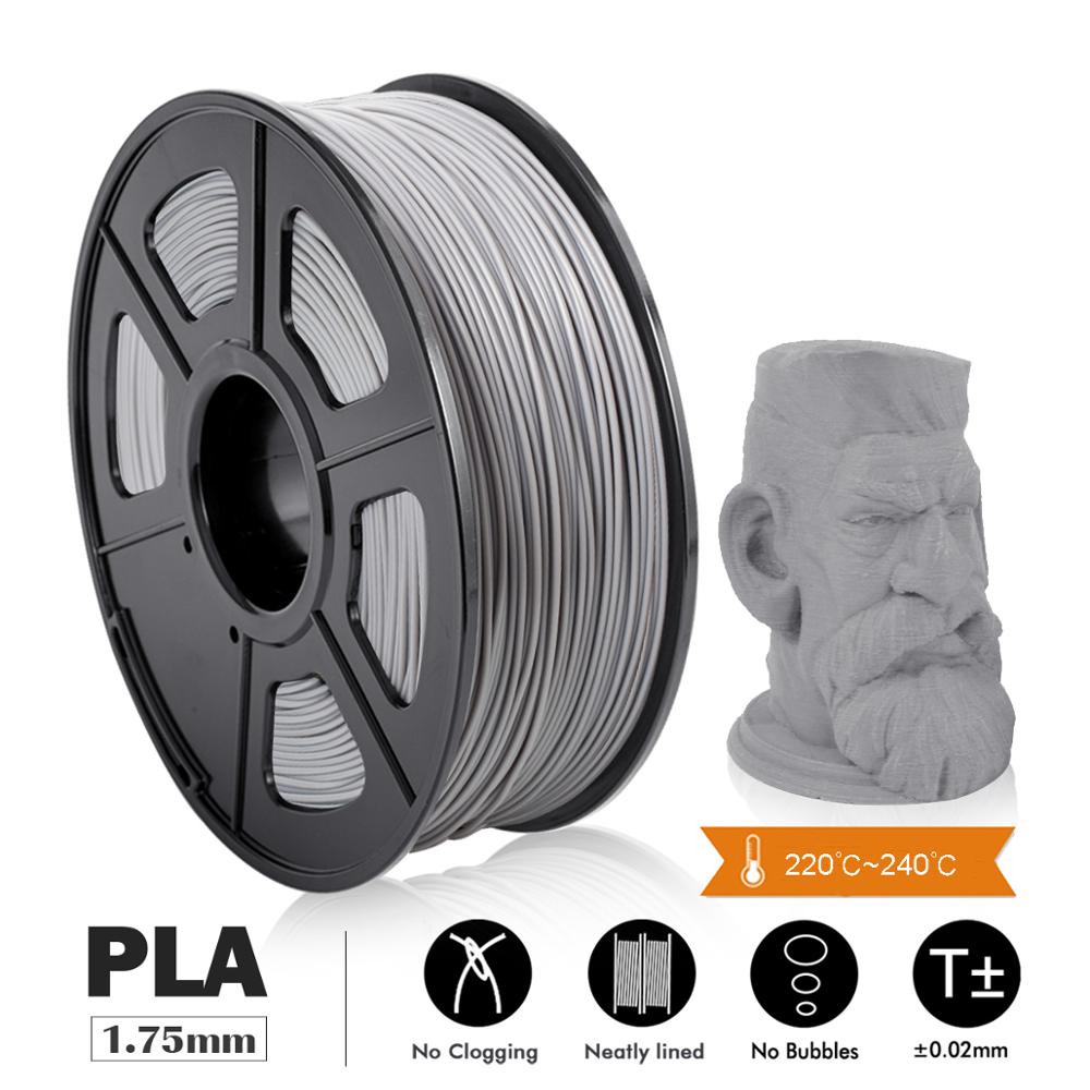 PLA 3D Printer Filament 1kg PLA 1.75mm 1kg/2.2lbs PLA Material for 3D Printer Plastic eco-friendly low shrinkage high strength