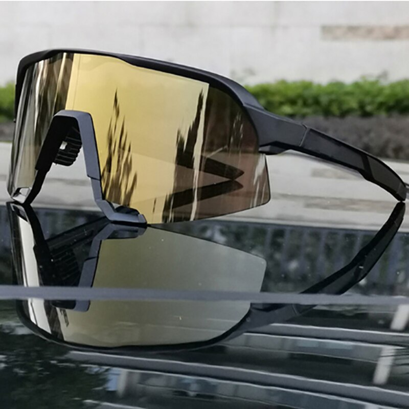 Radfahren Sonnenbrille S3 Männer Radfahren Brille Mountainbike Radfahren Brillen UV400 Peter Sagan Reiten Sonnenbrillen Zubehör: S3Schwarz Gold