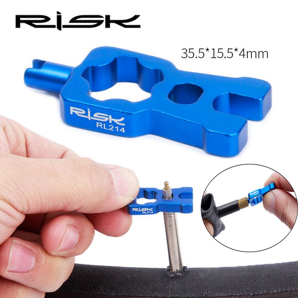 1pcs 4 IN 1 Bicycle Valve Tools Valves Core Wrench Removal Parts Portable Repair Multifunction Disassembly Installation Tool