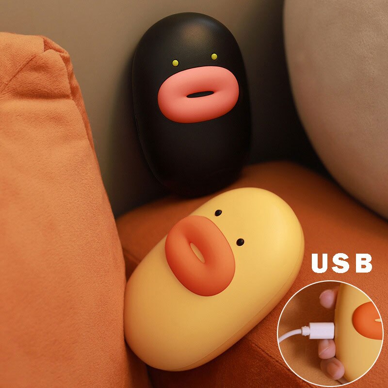 Scaldamani elettrico ricaricabile portatile mini 2 in 1 scaldamani USB riscaldatore tascabile riscaldamento pratico scaldino riscaldatore viaggio a casa