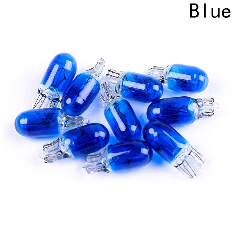 10 stk bil halogen  w5w 194 158 kiler 12v 5w auto lampe varme pærer instrument lys leselys klaring lampe галогенная лампа