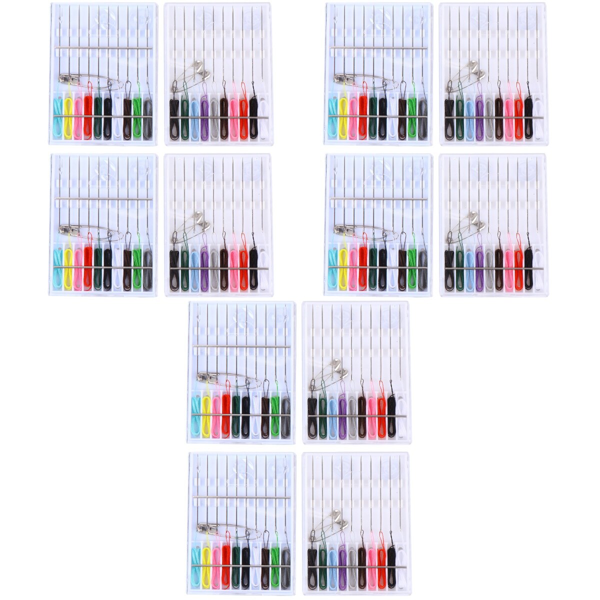 12 Boxes Sewing Tools Set Multifunction Sewing Needle Thread Stitch Tools Set Useful Sewing Accessories Set
