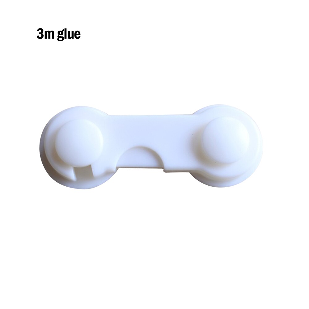 10pcs Child Safety Lock Baby Proof Security Protector Door Lock Plastic Kids Safety Door Lock: White