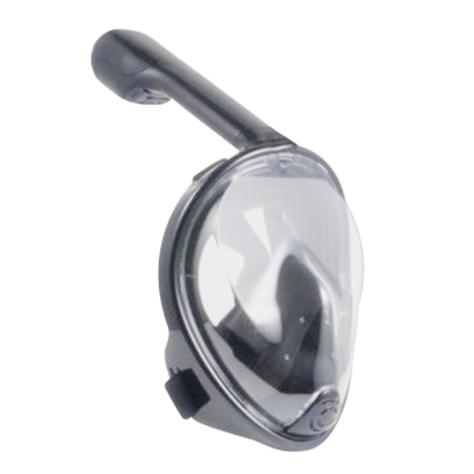 Scuba Snorkeling Set Full Face Anti Fog Mask Anti-leakage Underwater Diving Face Protector For Adults Swimming Snorkel Mask Set: Light Grey / S/M