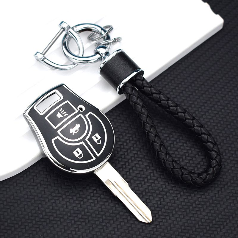 Para Nissan Tiida Terrano Cube Pathfinder Rogue Maxima Altima Sentra Juke Micra Qashqai marzo de TPU funda para llave de coche
