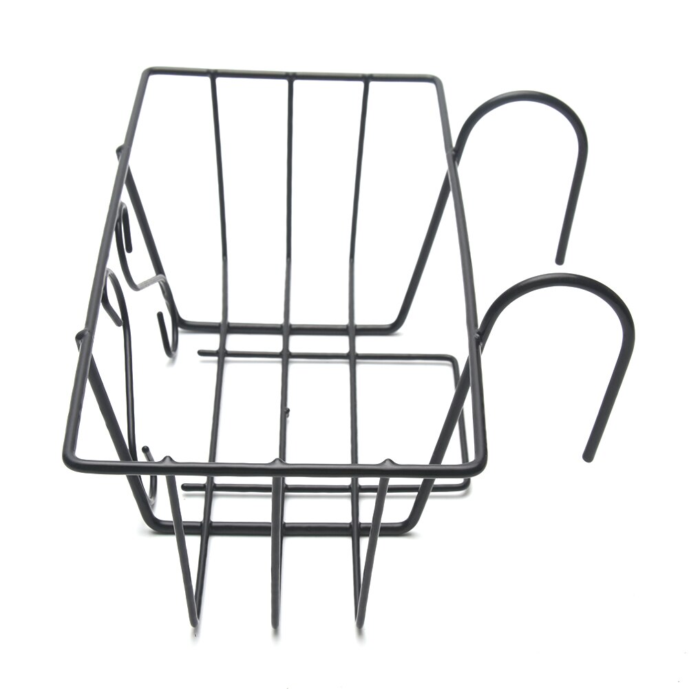 Iron Art Multifunction Display Stand Durable Home Porch Hanging Railing Fence Flower Pot Holder Storage Hanger Balcony Rack