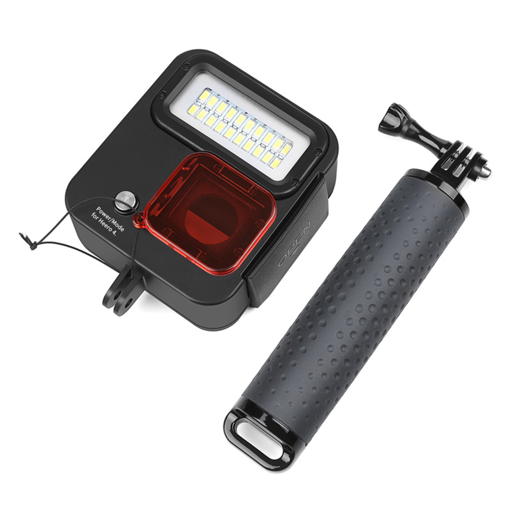 Handheld Duiken Drijvende Stok Selfie Stok Camera Waterdicht Duiken LED Video Licht Invullen Set Hoge
