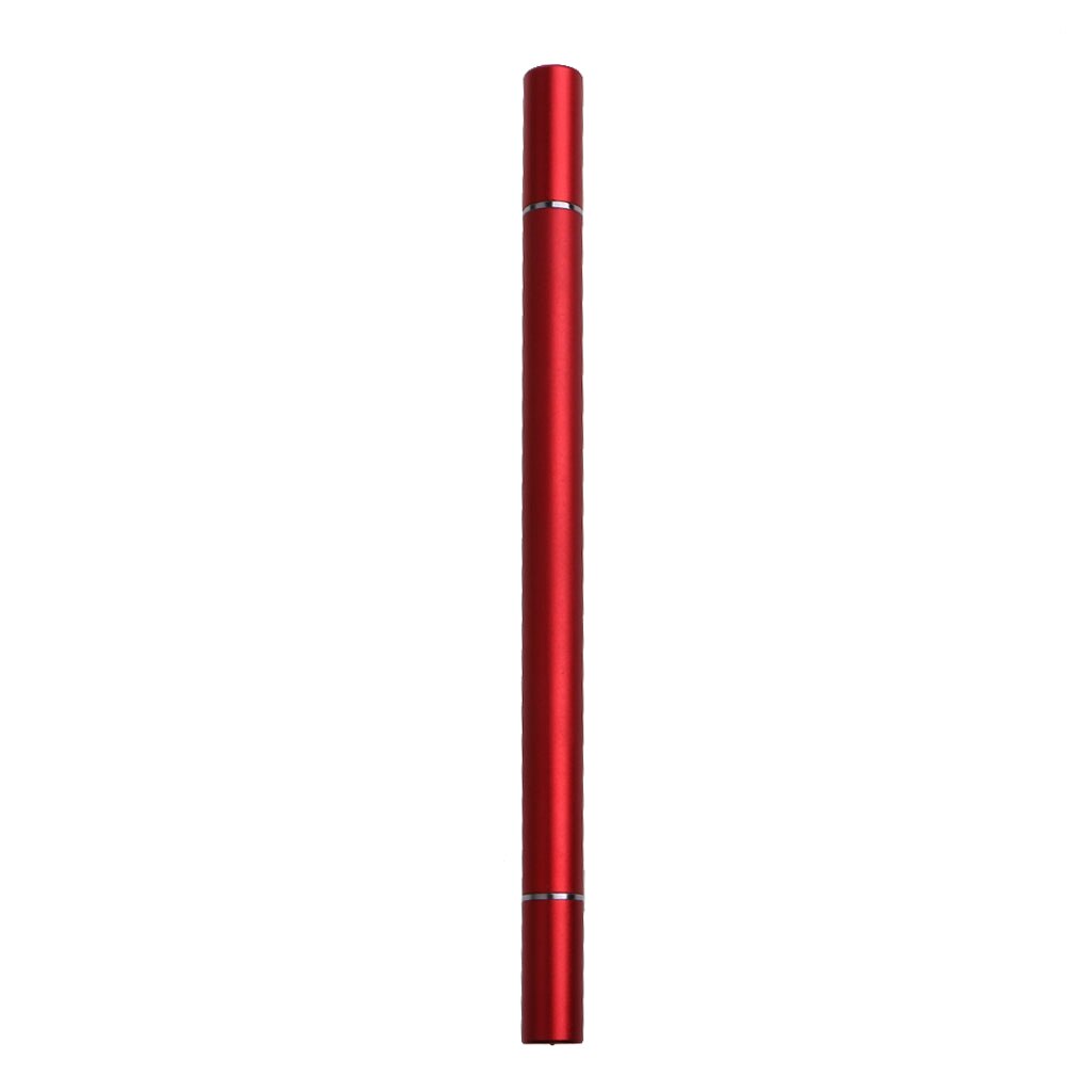 2in1 Universal Touch Screen Stylus Pen For Android IOS Phone Tablet Drawing Smart Mobile Phone Pen For iPad iPhone Pencil Stylus: Red