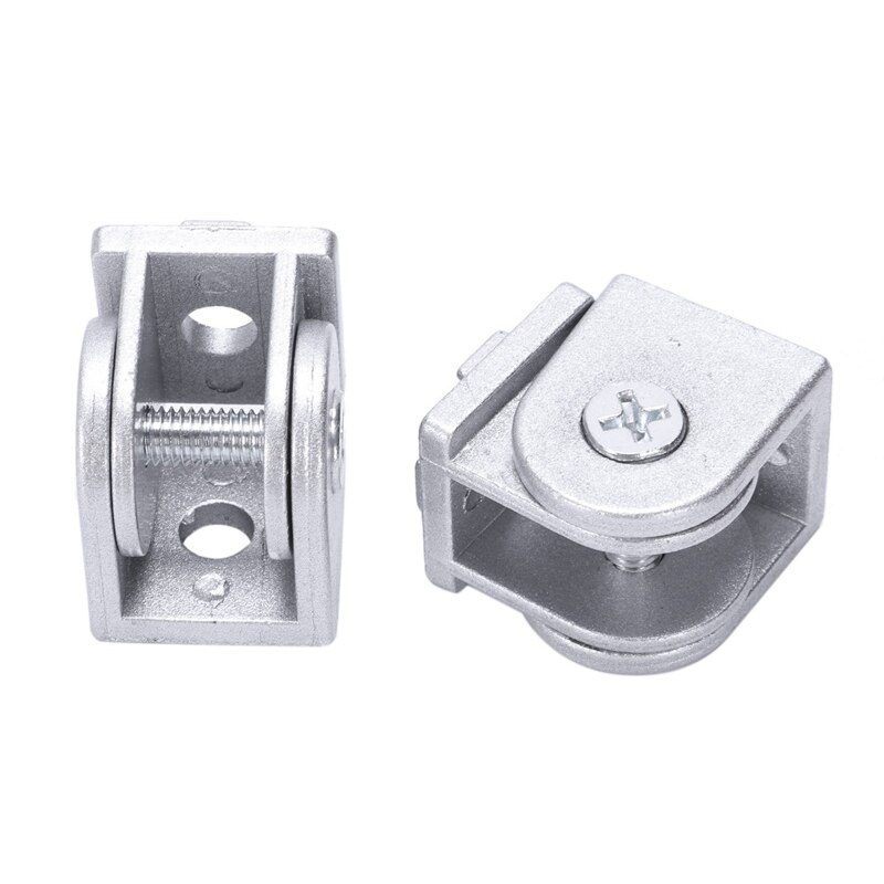 -2Pcs/Lot Alloy Flexible Pivot Joint Connector For Eu Standard Aluminum Extrusion Profile: Default Title