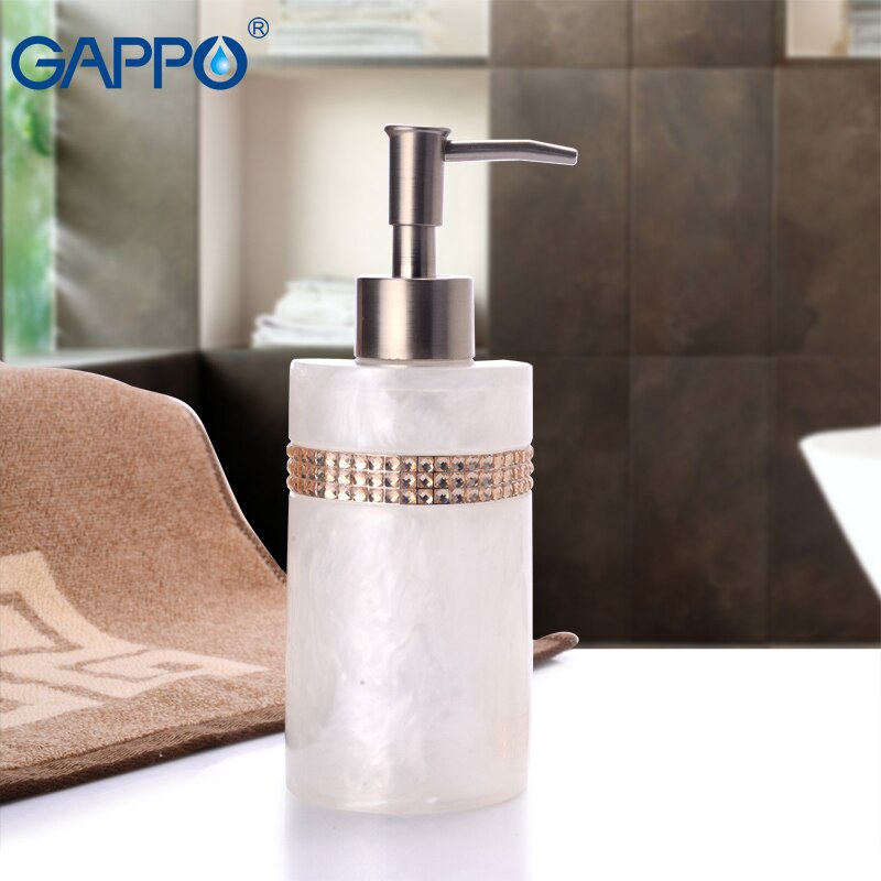 GAPPO liquid soap dispensers bathroom pump resin soaps imported resin Bottle Bath Bathroom accessories soap dispensers