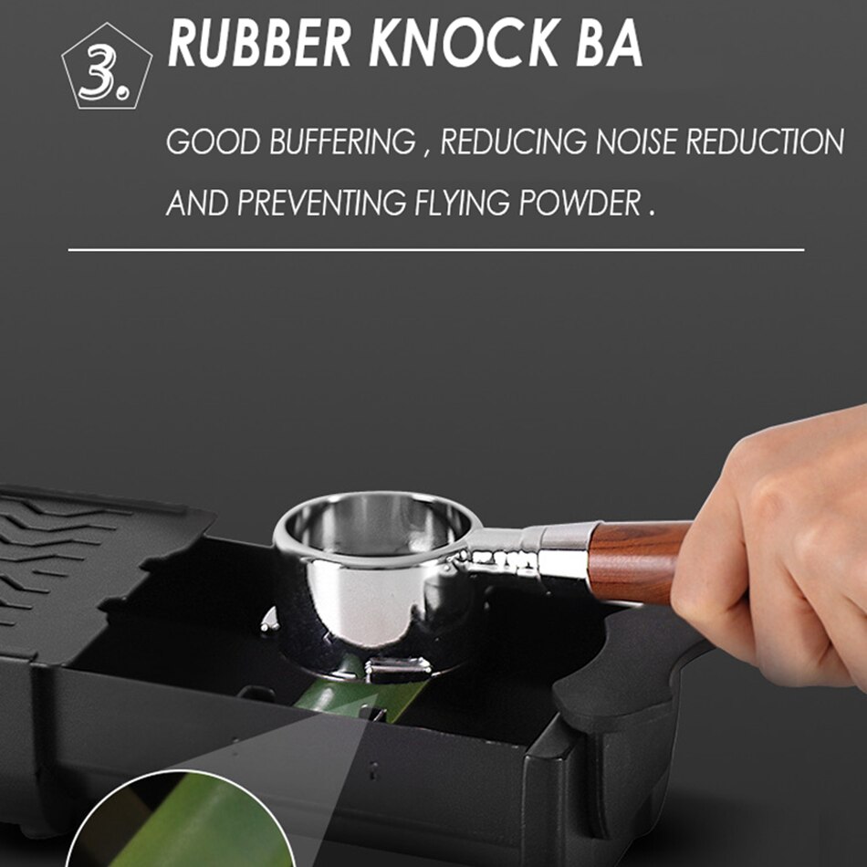 Mini Koffie Klop Doos Lade Soort Roestvrij Staal Koffie Grond Klop Container Emmer Doos Met Staaf Voor Barista