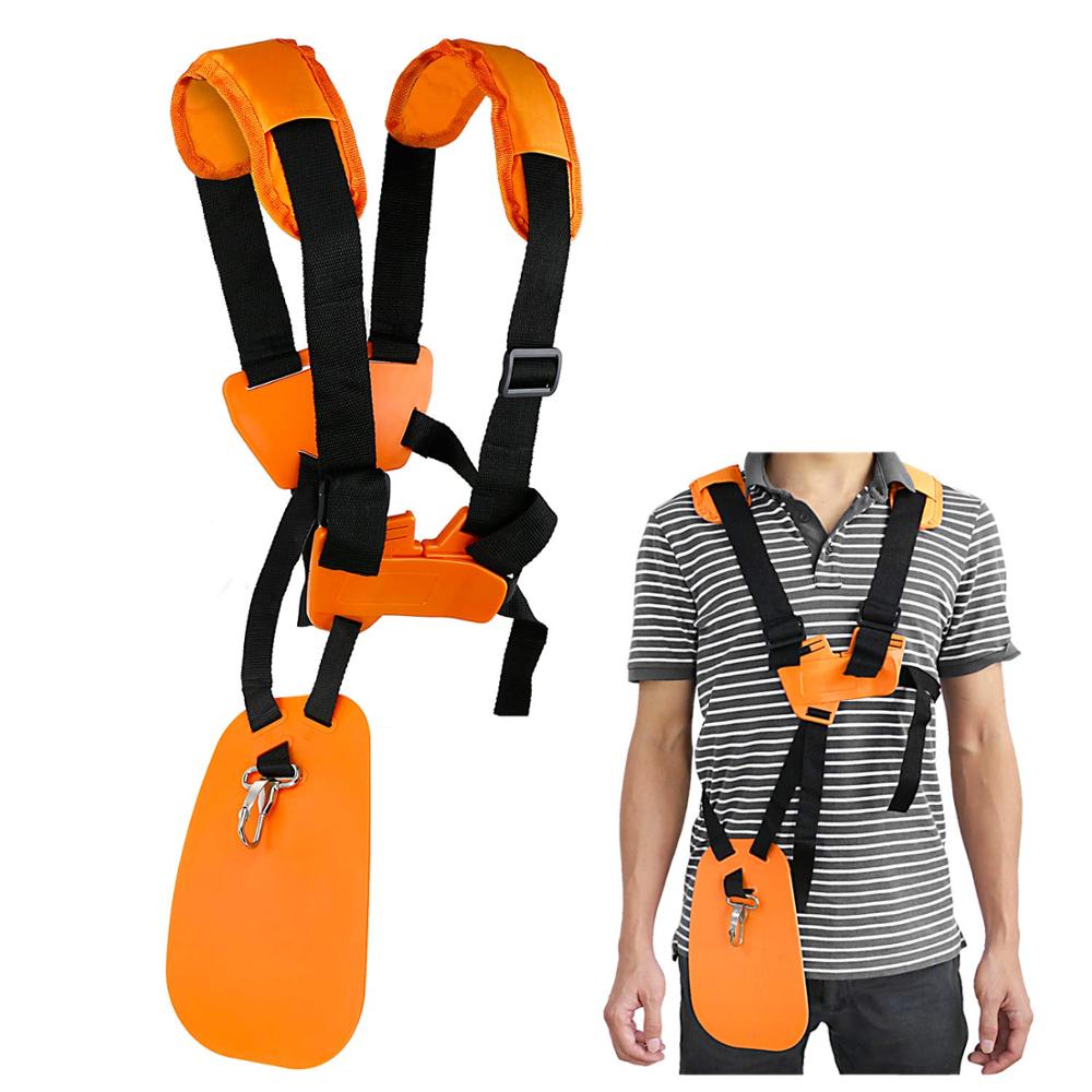 Trimmer skulder stra gress sele stropp komfort stropp dobbel skulder hagebørst klipper gressklipper nylon belte for stihl fs