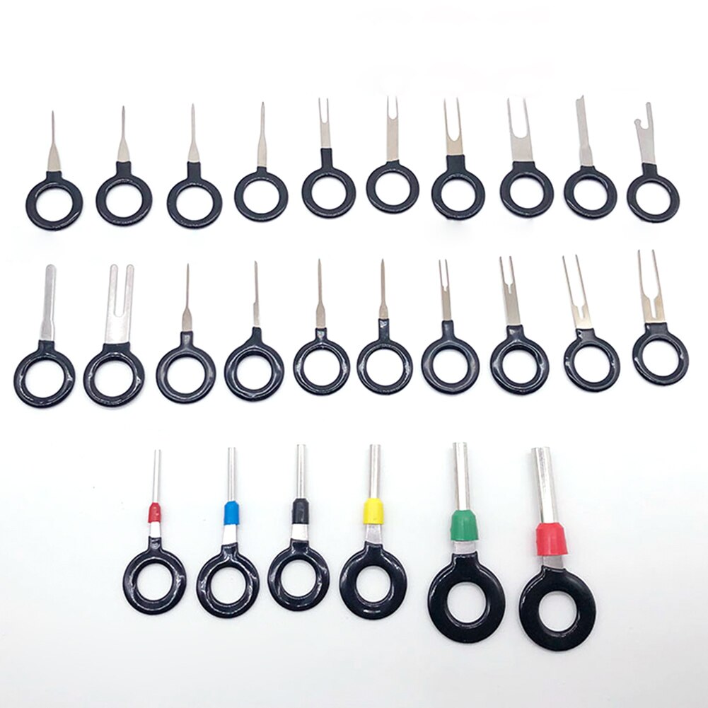 Wire Terminal Removal Tool Kit Wiring Extractor Car Electrical Withdrawal Needle Connector Repair Crimp Pin Automobiles