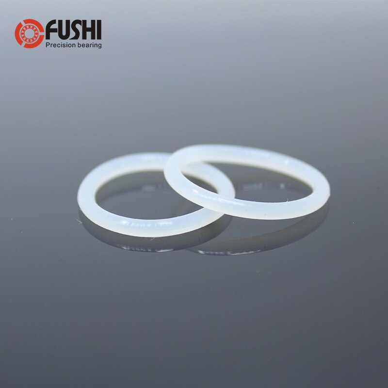 Cs1.8mm siliconen o-ring  id 7.3/7.6/8/8.5/8.75/9/9.25*1.8 mm 100 stuks o-ring vmq pakking afdichting dikte 1.8mm o-ring wit rood rubber