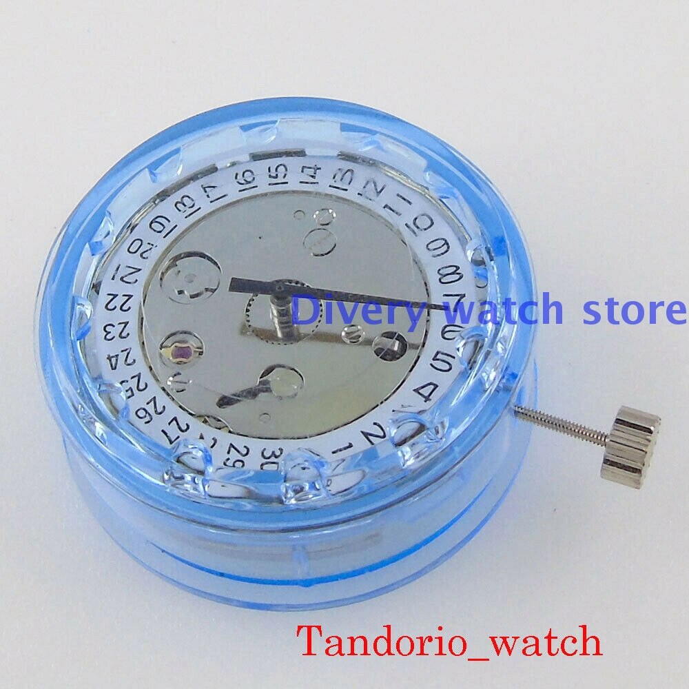 Neue Uhr Bewegung Weiß Datum Rad Echtem Möwe/ST 1612 Automatische Bewegung
