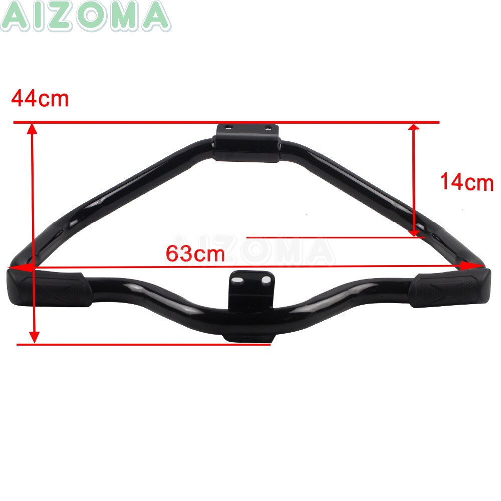 Mustache Highway Crash Bar For Harley Sportster XL 1200 883 Iron SuperLow Forty-Eight 2004 Matte Black Engine Guard Bars