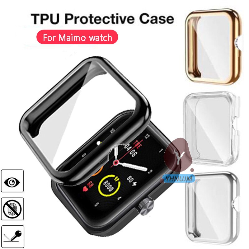 Horloge Case Voor Maimo Smart Watch Case Volledige Bescherming Dekking Shell Voor Maimo Smartwatch Screen Protector Plating Tpu