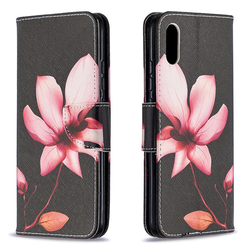 Redmi 9a leren hoesje voor fundas xiaomi redmi 9a hoesje magnetische flipcover voor xiomi redmi 9a 9 a telefoonhoesje