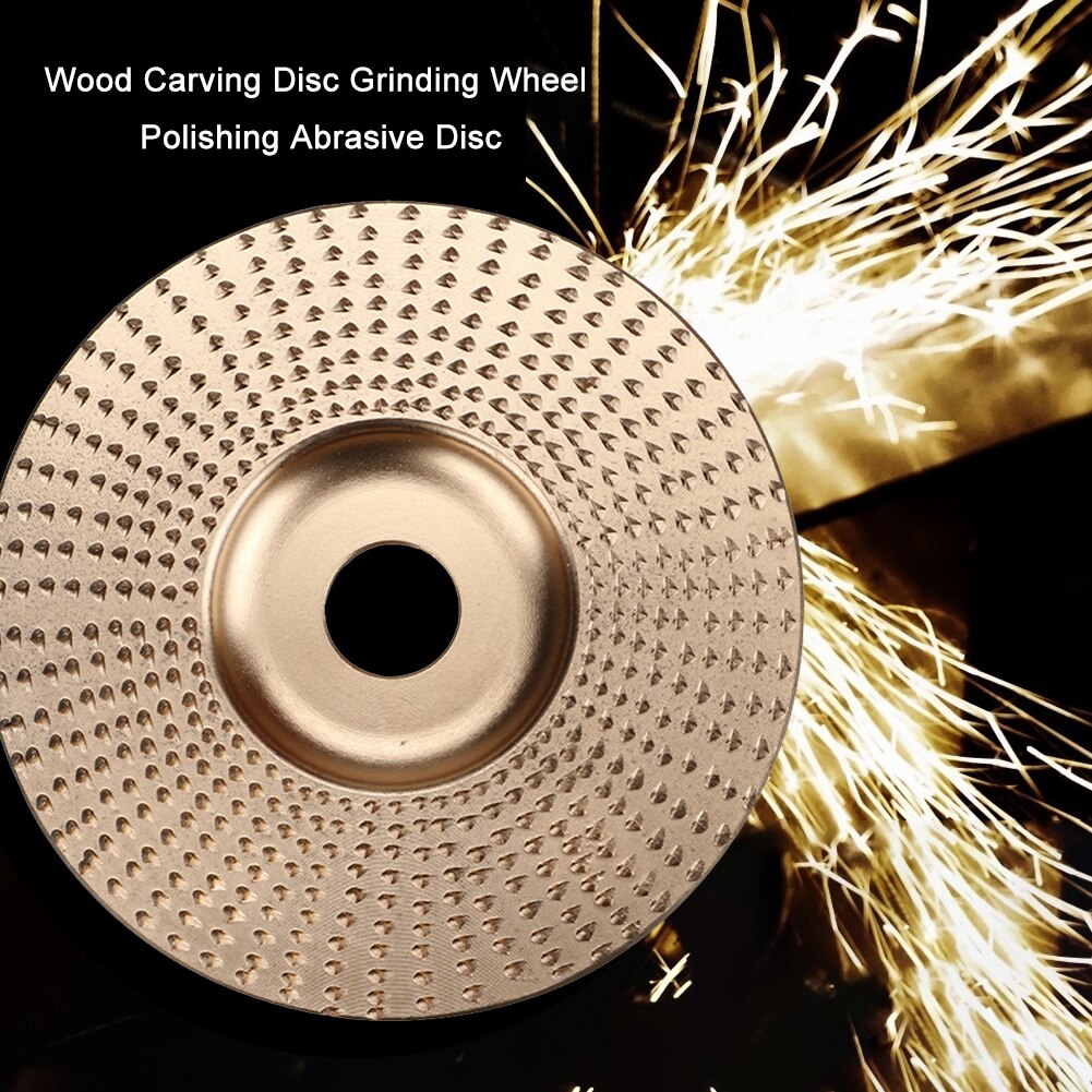 Wood Angle Grinder Disc Wood Grinding Wheel Sanding Carving Rotary Tool Abrasive Disc For Angle Grinder Shaping Abrasive Tool