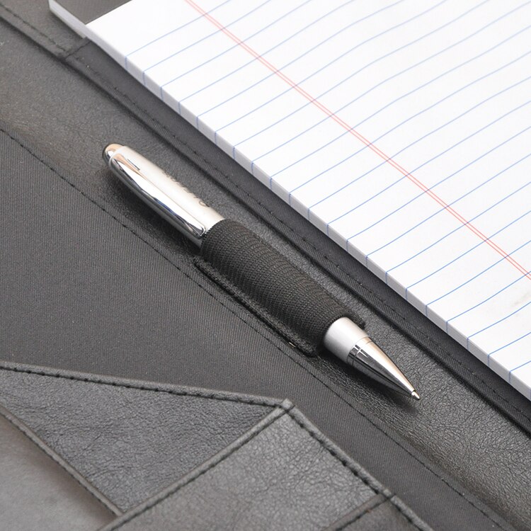 343x250mm faux leder A4 konferenz ordner-datei unterschrift ordner für dokument mit rechnung tasche Nachfüllung papier schreiben Pad 1262A