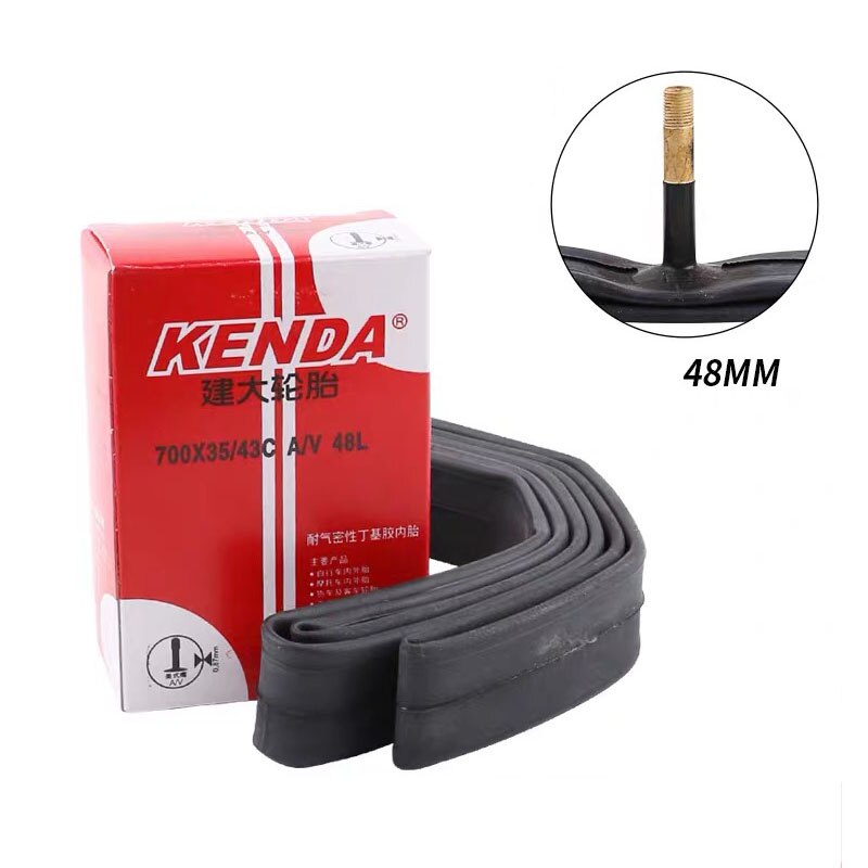 KENDA 700 × 18/23C 700 × 25/28C 700 × 35/43C 700 × 28/32C 32MM 35MM 48MM 60MM 80MMAV FV Route Vélo Chambre À Air: 700x35-43C AV 48mm
