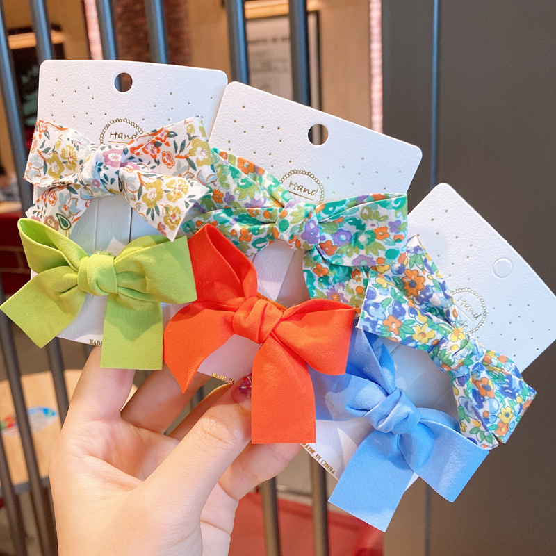2 Stks/set Bloem Baby Haar Clips Bows Kids Meisje Haar Clip Kinderen Haarspeld Haarspeldjes Haarspeldjes Baby Haar Accessoires