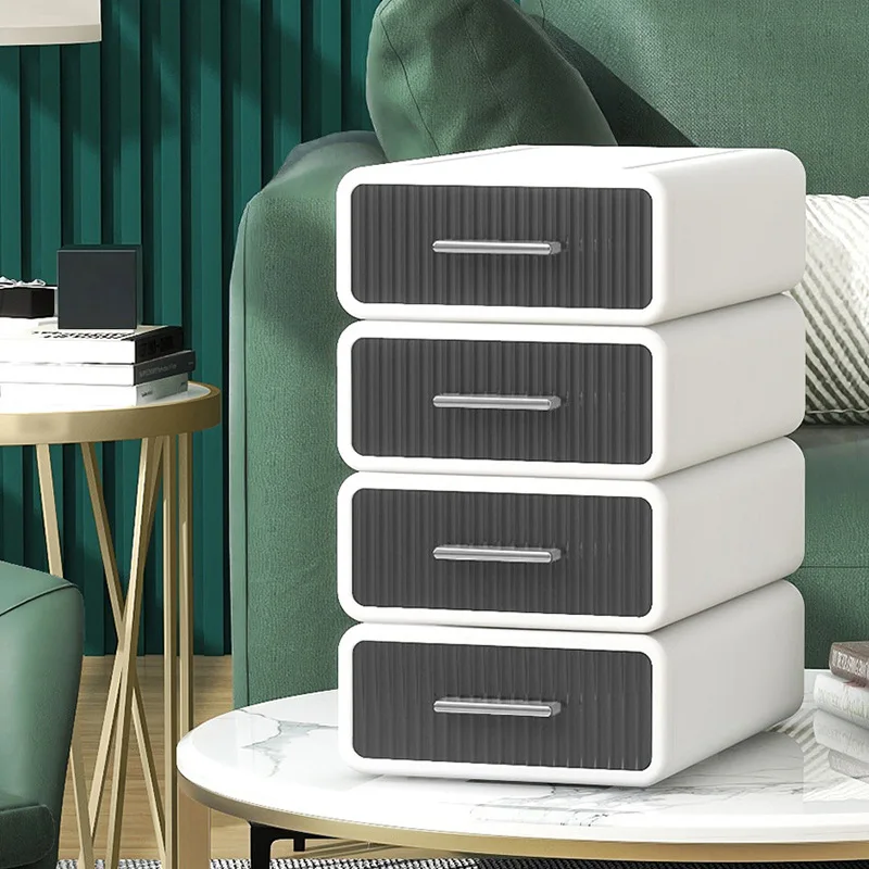 Desktop Organizer Drawer Style Storage Box Office Cosmetic Arrangement Student Desk Stationery Luxury Plastic Box