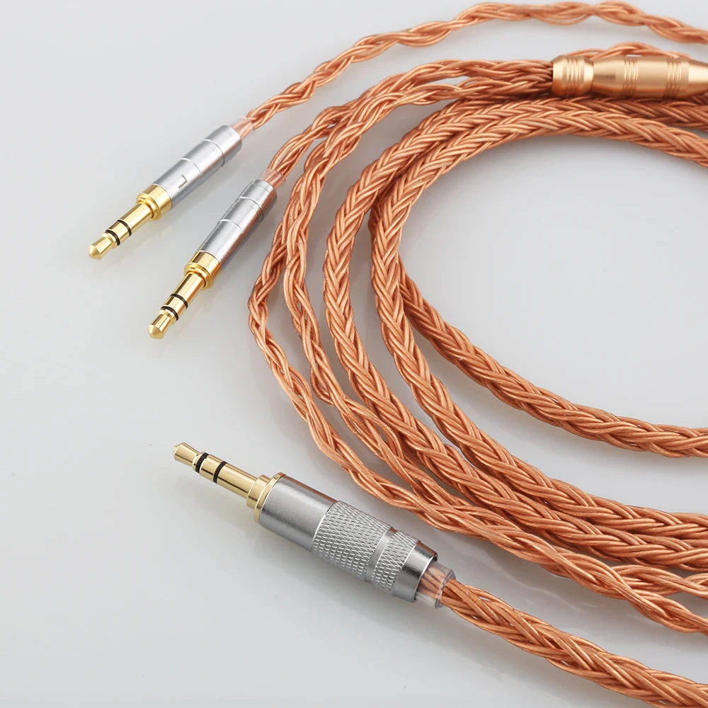 HIFI 2,5mm 3,5mm 4,4mm XLR ausgewogen 16 Ader 99% 7N OCC Kopfhörer Kabel Für Denon Ah-D7200 Ah-D5200 Ah-D9200 3,5mm Kopfhörer Stift