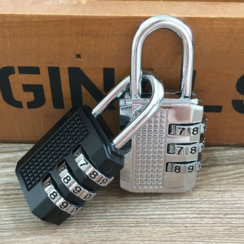 combination lock small mini padlock gym make-up box clothes the cabinet suitcase dormitory door lock