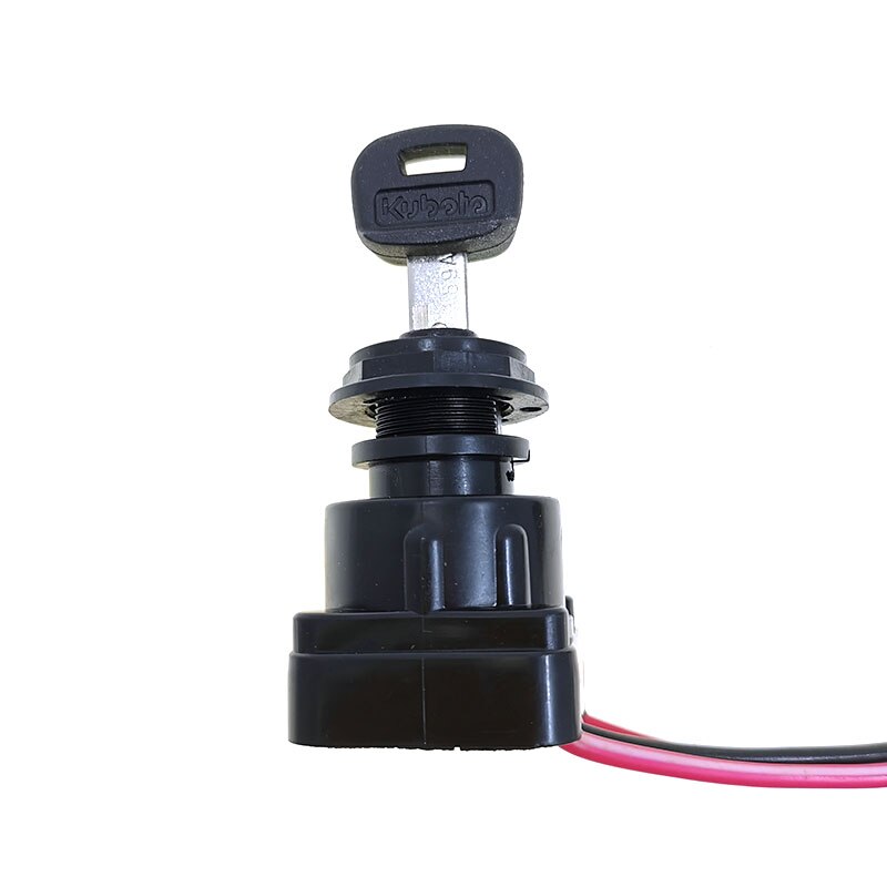 Kubota-interruptor de arranque de motor para U15 U30 KX155 KX163, con llave para conectar cable de alimentación corto