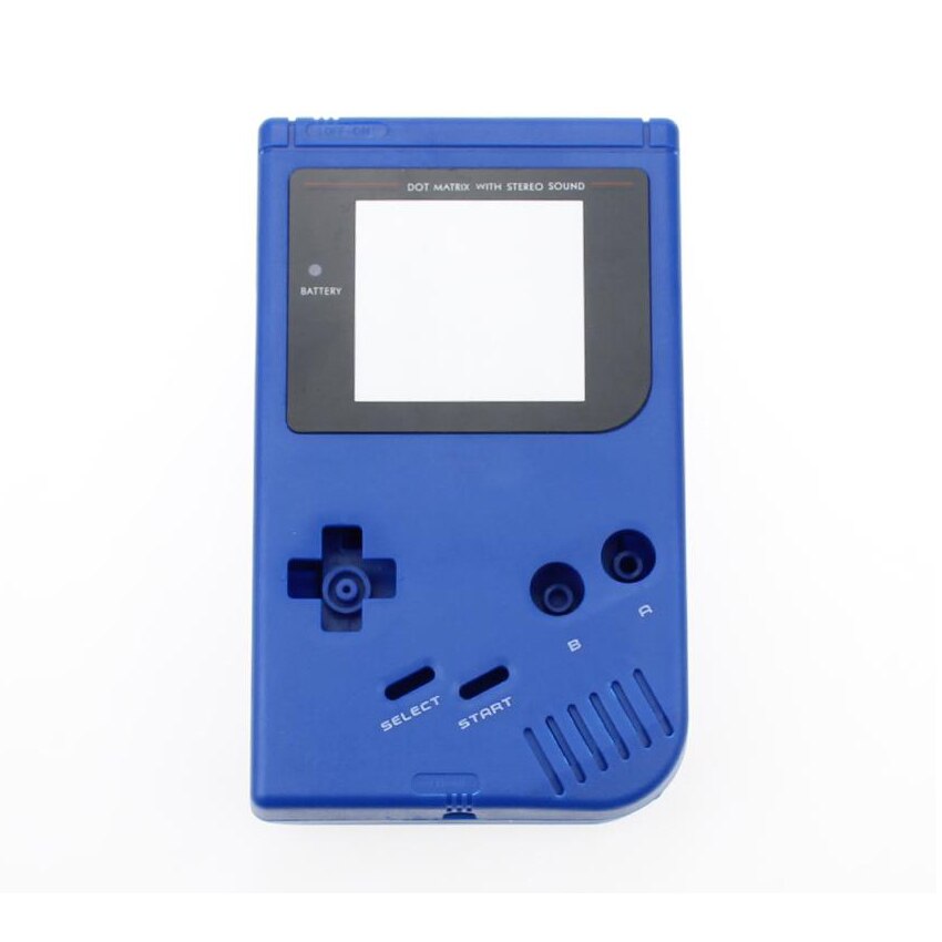 YuXi For GameBoy Classic Game Replacement Case Plastic Shell Cover for GBO DMG Console housing For GB Case: Blue