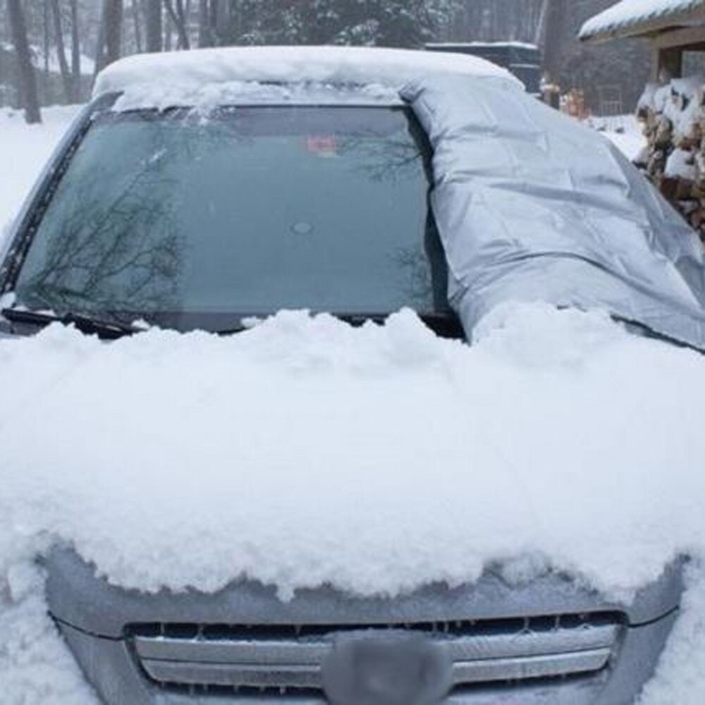 Voorruit sneeuw cover 215x125 cm Houden Sneeuw/Ijs Off Voorruit Sneeuw En Ijs Bedekt Magnetische Auto beschermende Covers