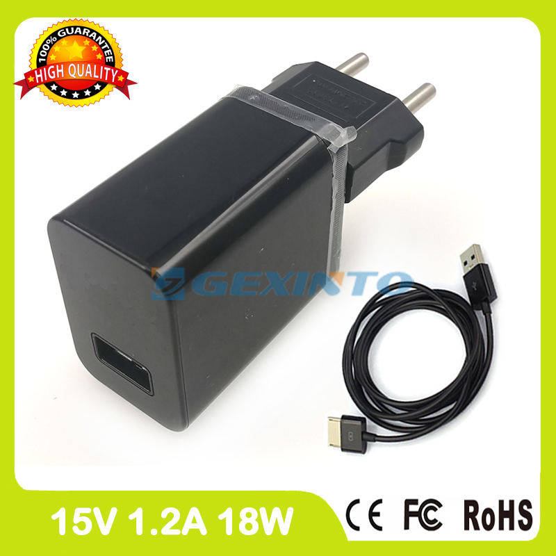 15v 1.2a nettbrettlader for asus vivotab rt  tf701t ttf 600td tf810c tf600tg tf600tl 90 xb 007p- mpw 030 adp -18bw b adapter eu plugg
