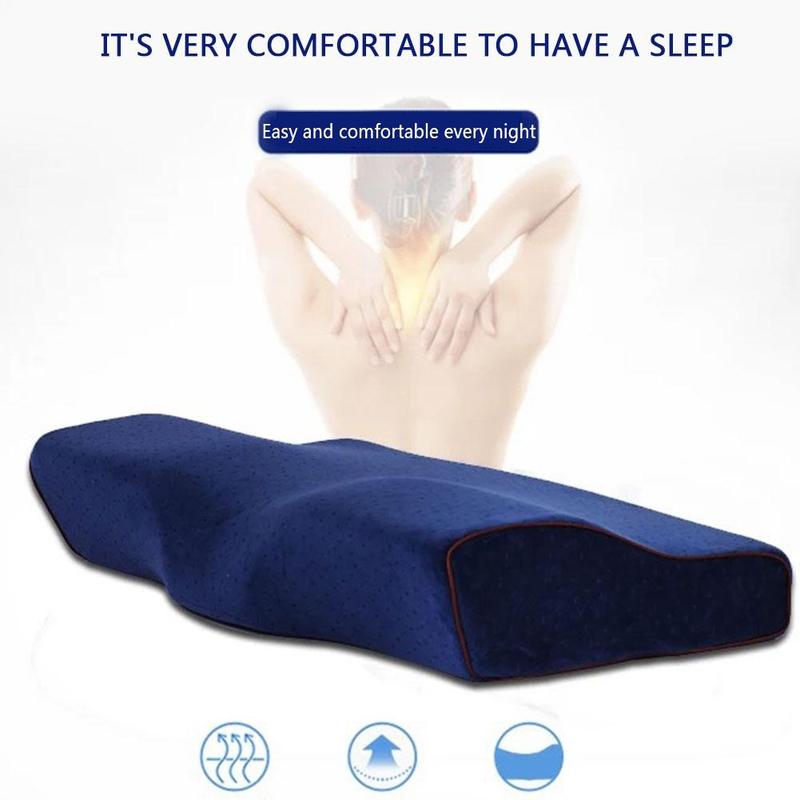 Memory Foam Kussen Nek Massage Ergonomische Curve Cervicale Bed Slapen Nek Kussens Nekkussen Orthopedische Massage Hoofd Cush W0P5