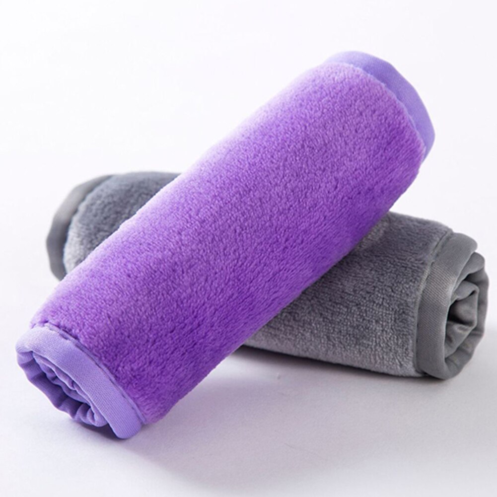 Serviettes en microfibre réutilisables respirant couleur unie démaquillant serviette visage lingette serviette séchage rapide essuie-mains outil de nettoyage