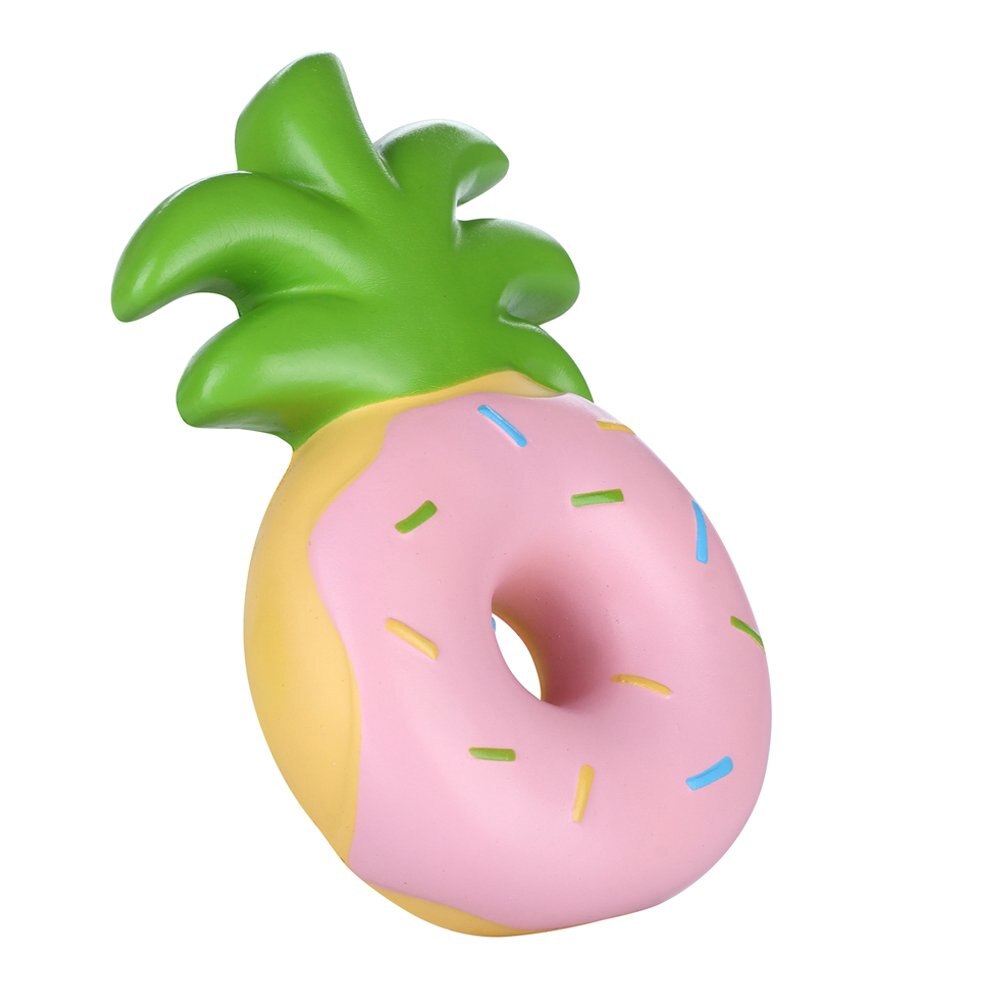 Neue Kreative Ananas Krapfen Squishy Langsam steigend Weichen quetschen Spielzeug Kuchen Duft betonen Linderung für Kind Geburtstag Spaß