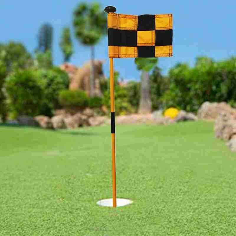 81cm baghave praksis golf hul pole cup flag stick golf putting green flagstick golf flag og flagstang golf hul