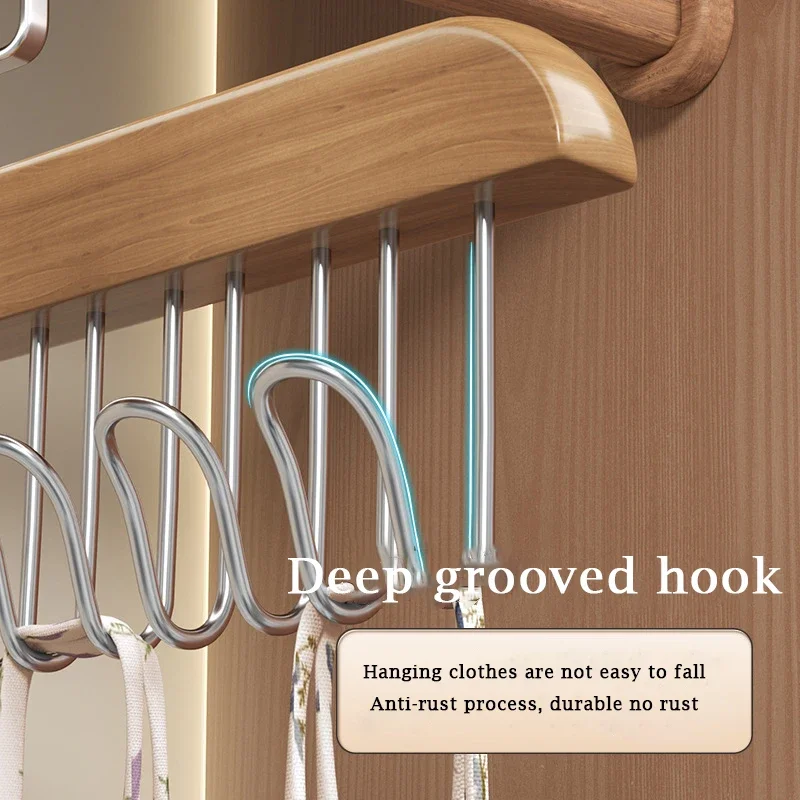 Multifunktionel bæltebøjle tøjorganisator holdbar opbevaringsløsning til kvinder garderobetilbehør bh-remholder