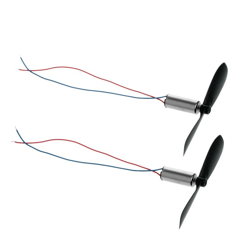 1 Pair DC 4.2V 614 Micro DIY Helicopter Coreless Motor With Propeller High Speed