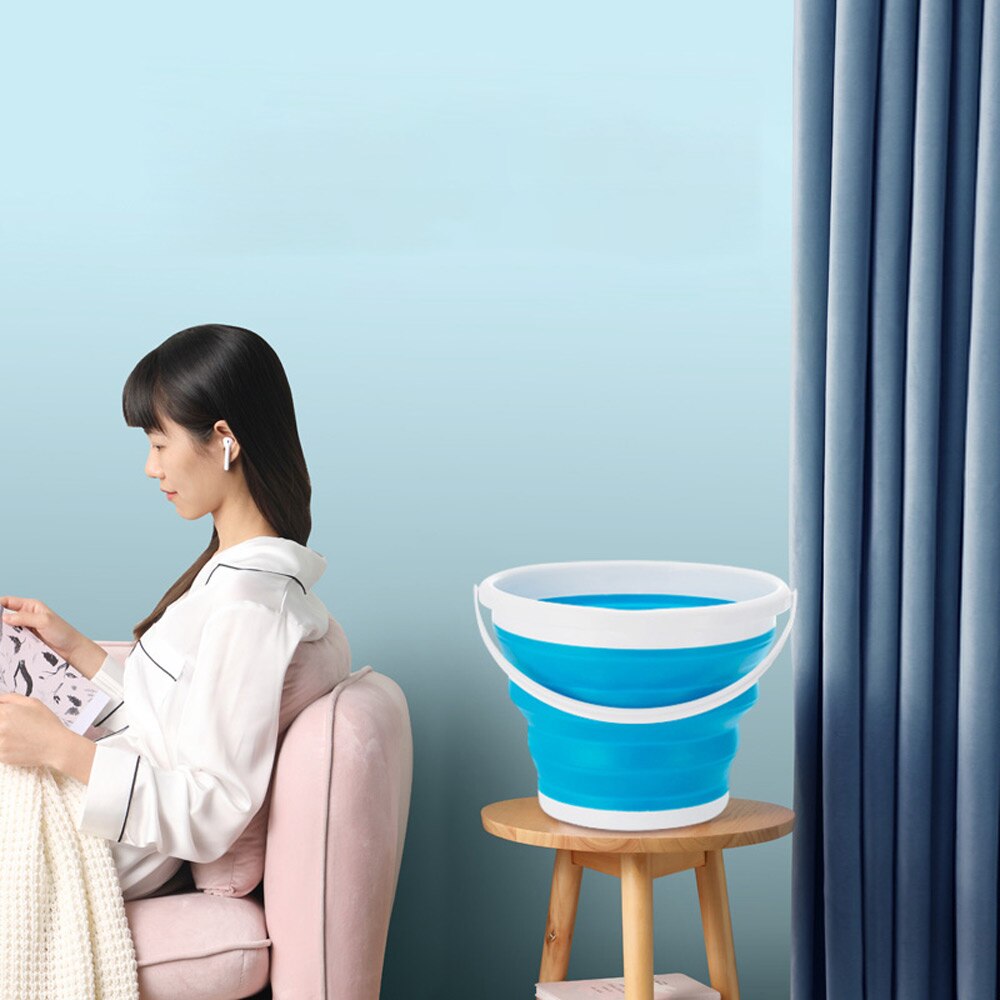 Ultrasonic cleaner machine 110V Folding washing machine Laundry bucket Electric portable small washing machine Washing socks