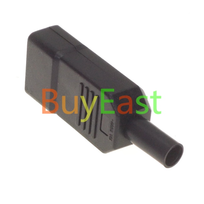 2 x IEC-60320 C14 Male Plug Power Cord Connector Rewireable Plug