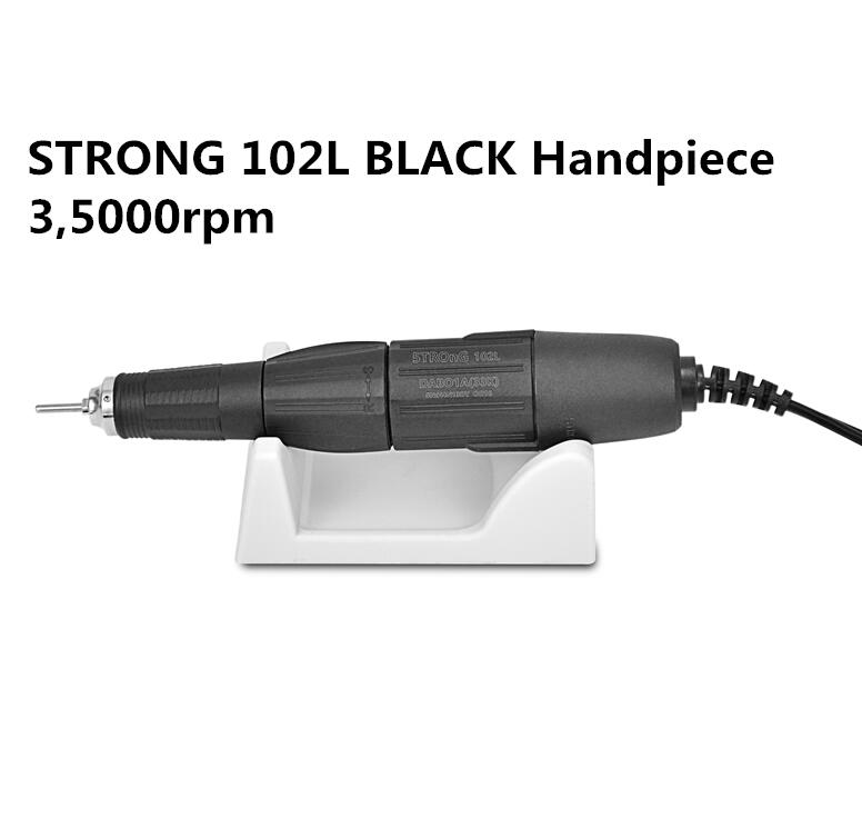 STRONG 210 plus 105 105L H37L1 Sh20N 102L handle 35K & 40K & 45K RPM Dental Micromotor Polishing Handpiece: 102L BLACK 35K RPM