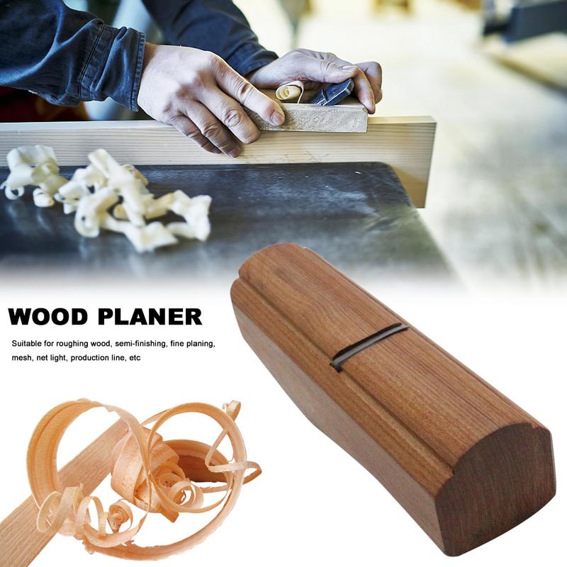Hand Plane Wood Planer Rosewood PlaneFlat Wood Plane Bottom Edged Easy Cutting Edge For Carpenter Sharpening Woodworking Tools